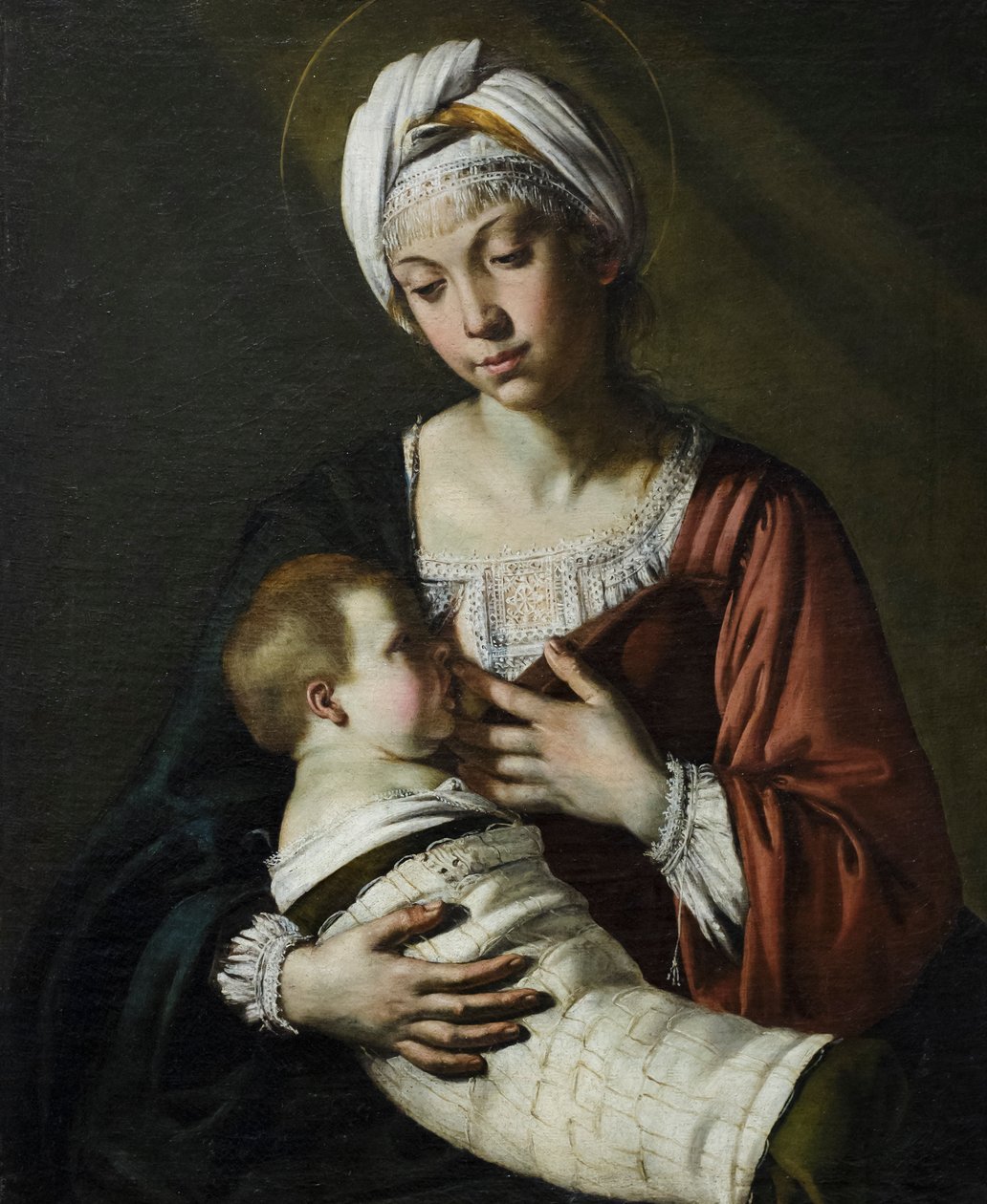 Madonna col bambino, más néven Madonna del latte alkotó: Giovanni Francesco Guerrieri