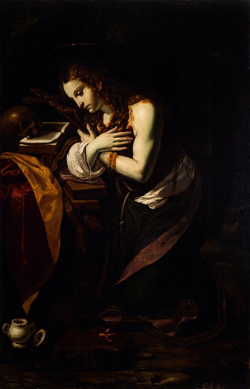A Bűnbánó Mária Magdolna, 1625-1630. alkotó: Giovanni Francesco Guerrieri