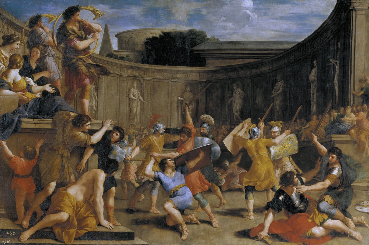római gladiátorok alkotó: Giovanni Francesco Romanelli