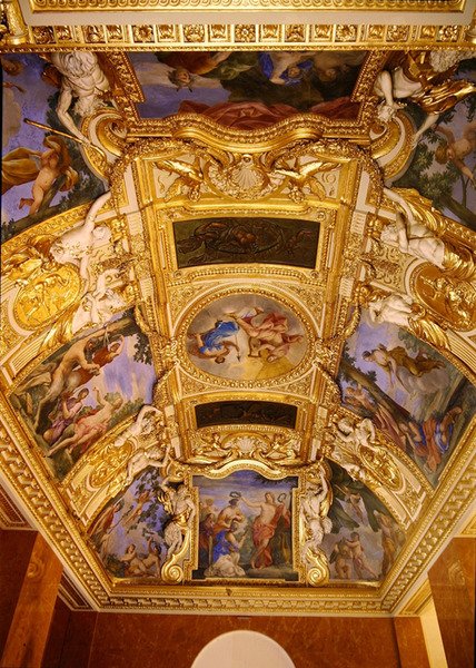 A Salle des Saisons mennyezete, 1655-58 alkotó: Giovanni Francesco Romanelli