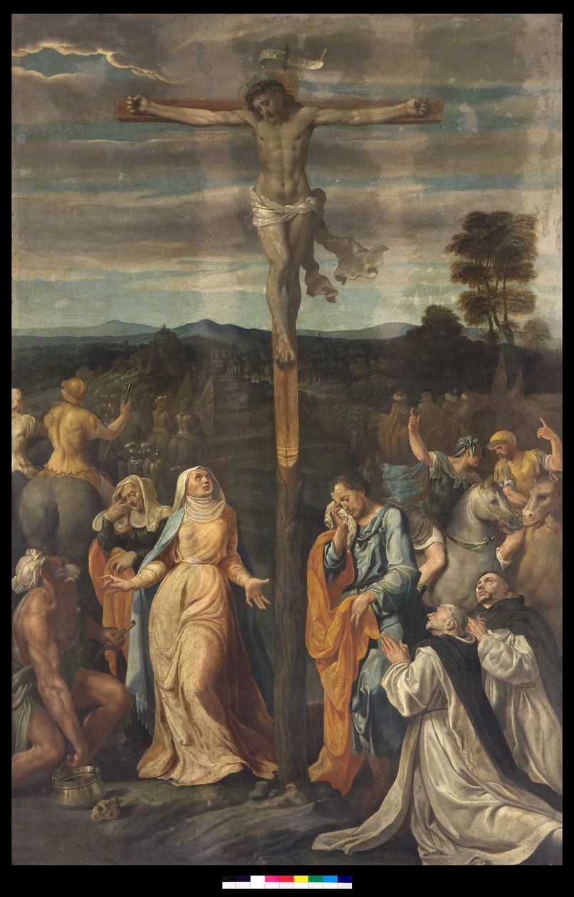 Keresztre feszítés, 1541-45 alkotó: Giovanni Fratino