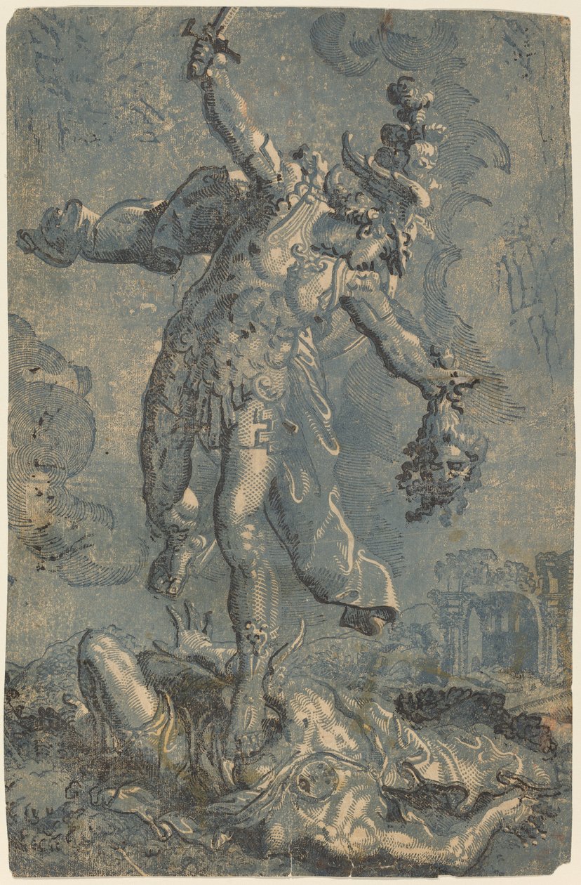Perseus alkotó: Giovanni Gallo after Marco Pino
