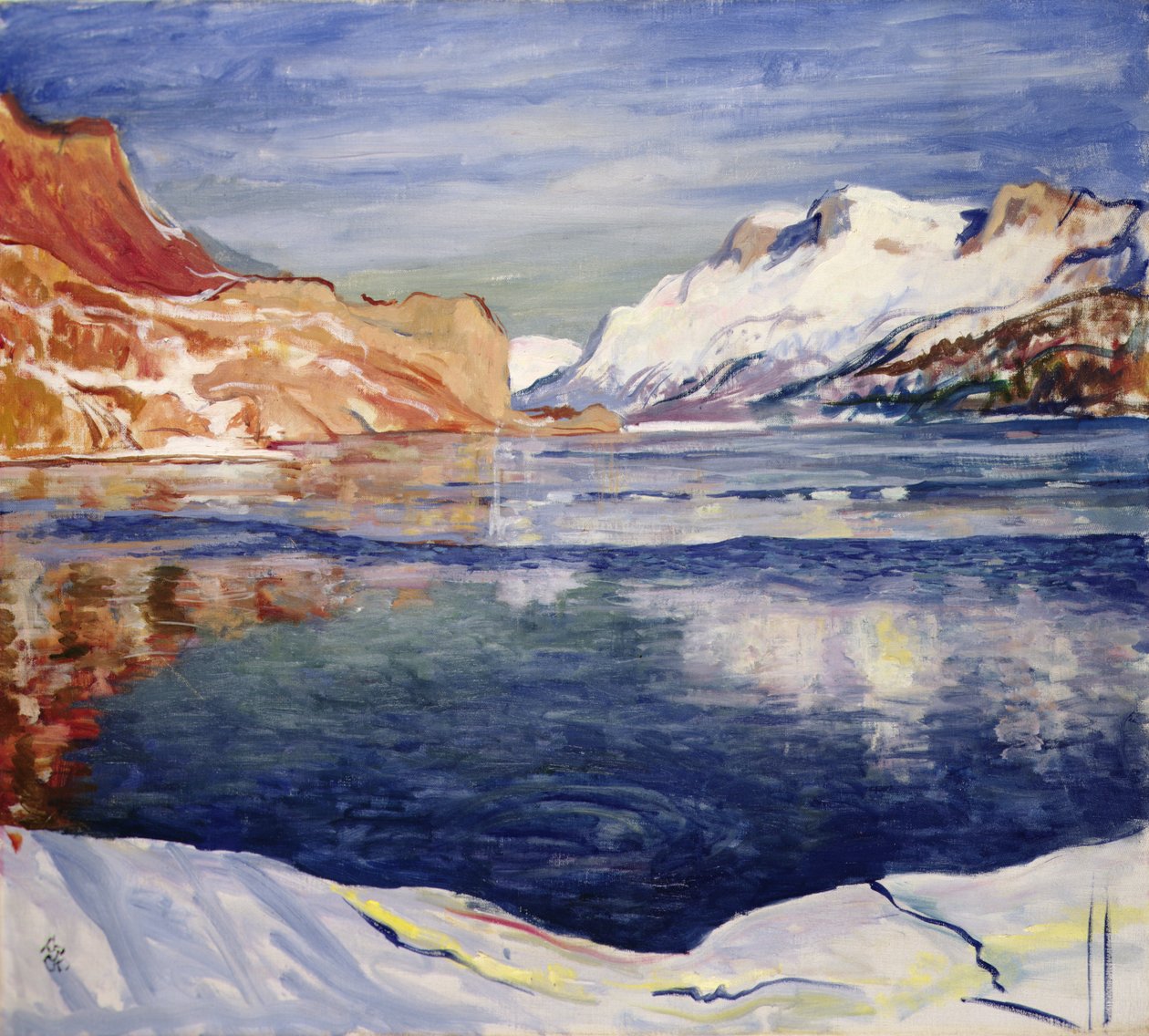 Lago hai gela (mint a fagyasztás), maloj alkotó: Giovanni Giacometti