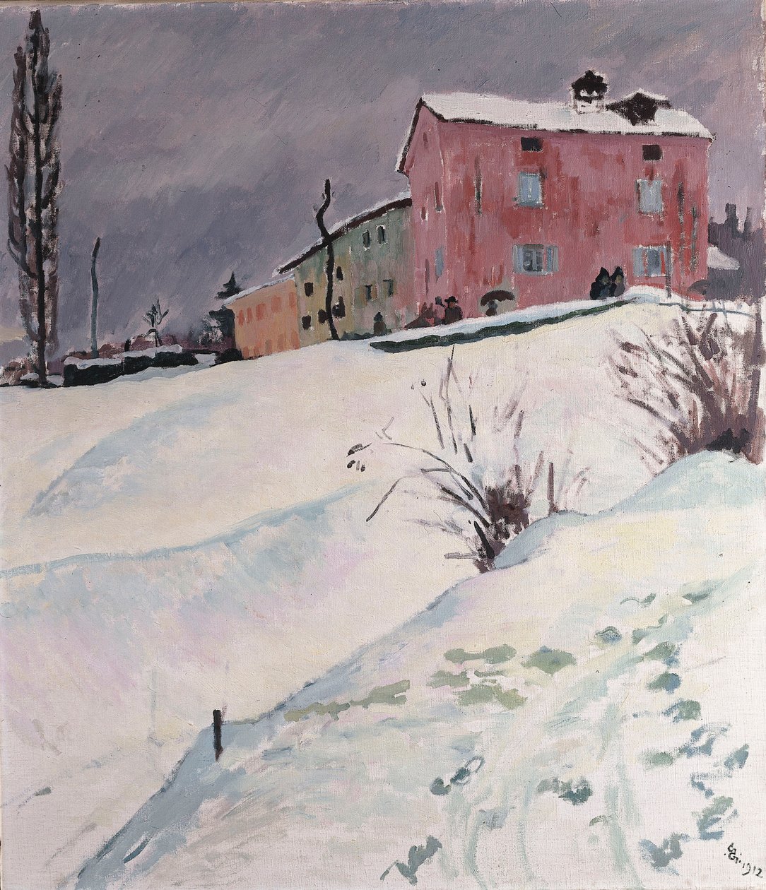 A Vörös Ház, 1912 alkotó: Giovanni Giacometti