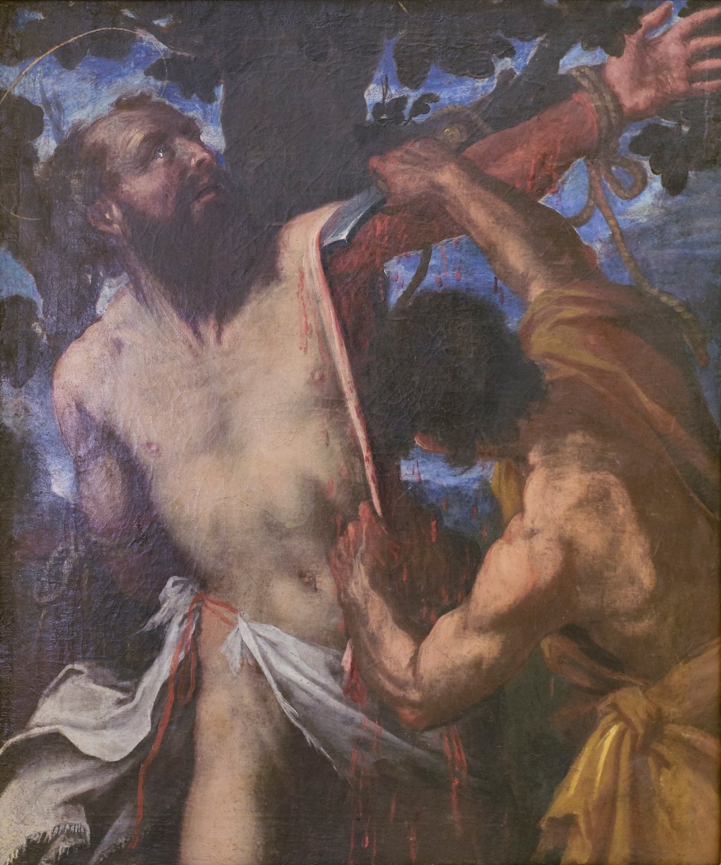 Szent Bertalan mártíromsága, Gian Giacomo Pandolfi (festmény) alkotó: Giovanni Giacomo Pandolfi