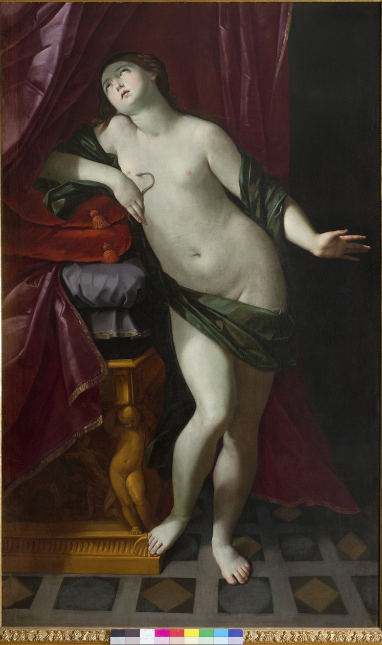 Kleopátra halála, 1625-26 alkotó: Giovanni Giacomo Sementi