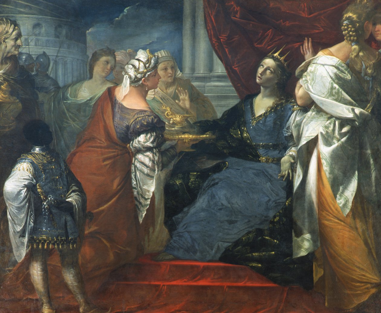Artemisia királynő Mauszolosz hamvait issza alkotó: Giovanni Gioseffo da Sole