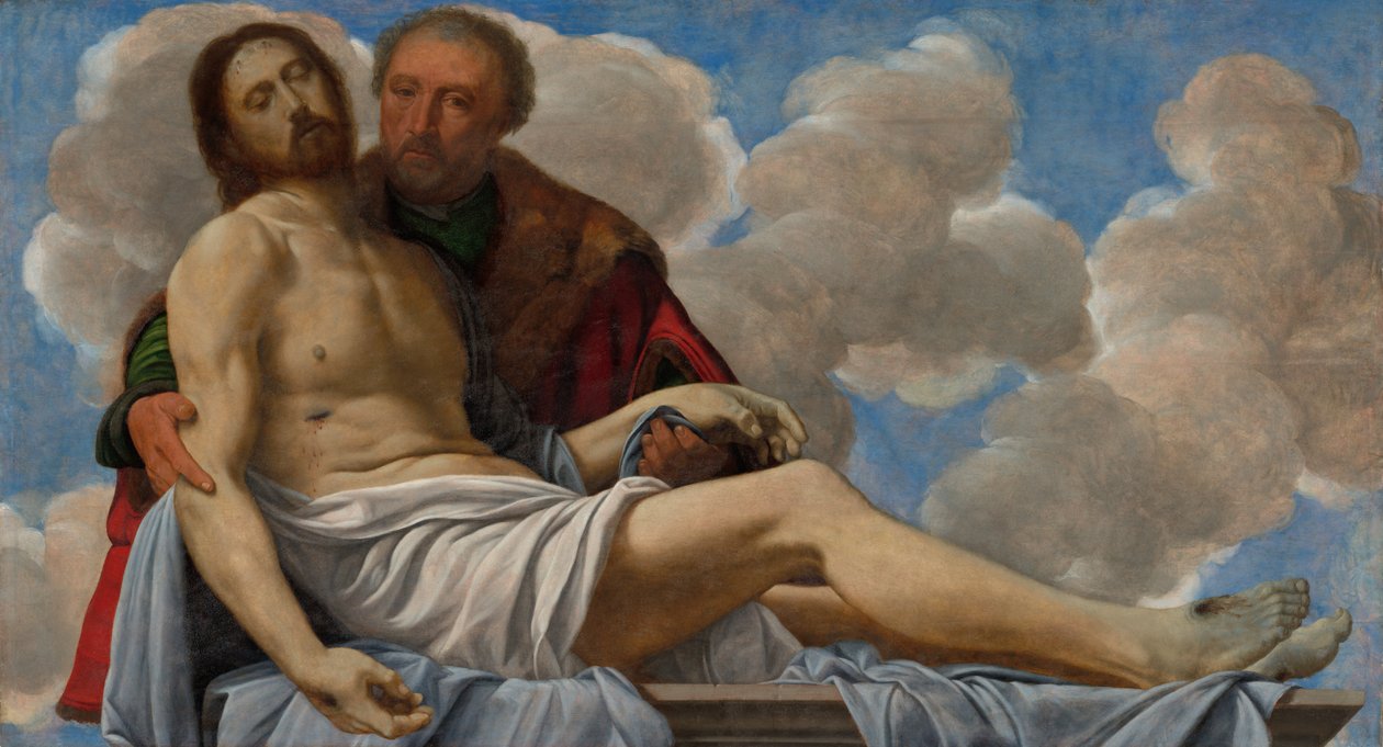 Krisztus Arimatheai Józseffel alkotó: Giovanni Girolamo Savoldo