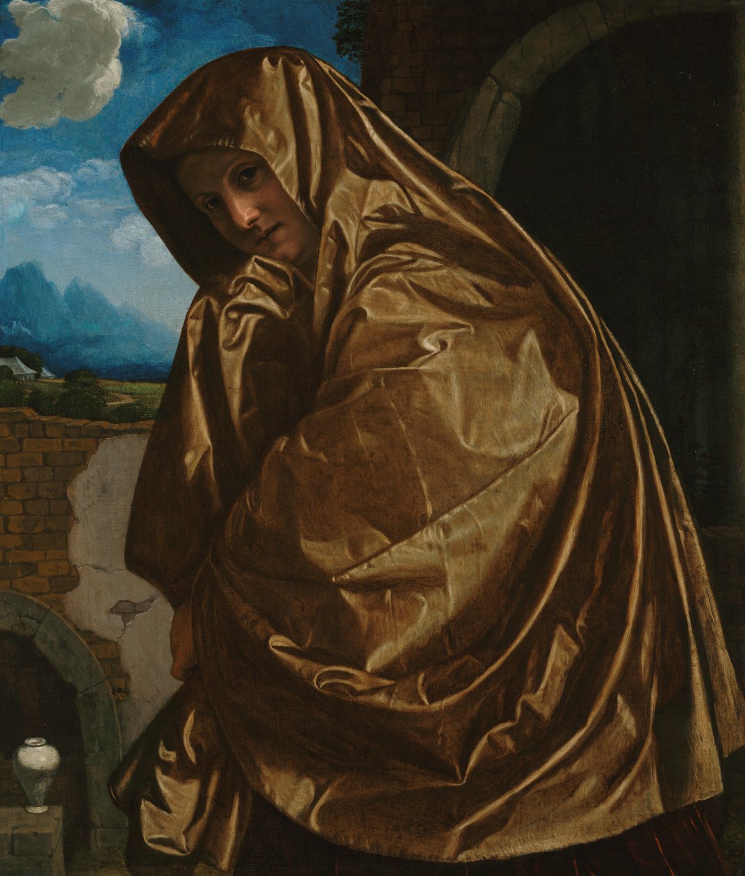 Szent Mária Magdolna a sírnál alkotó: Giovanni Girolamo Savoldo