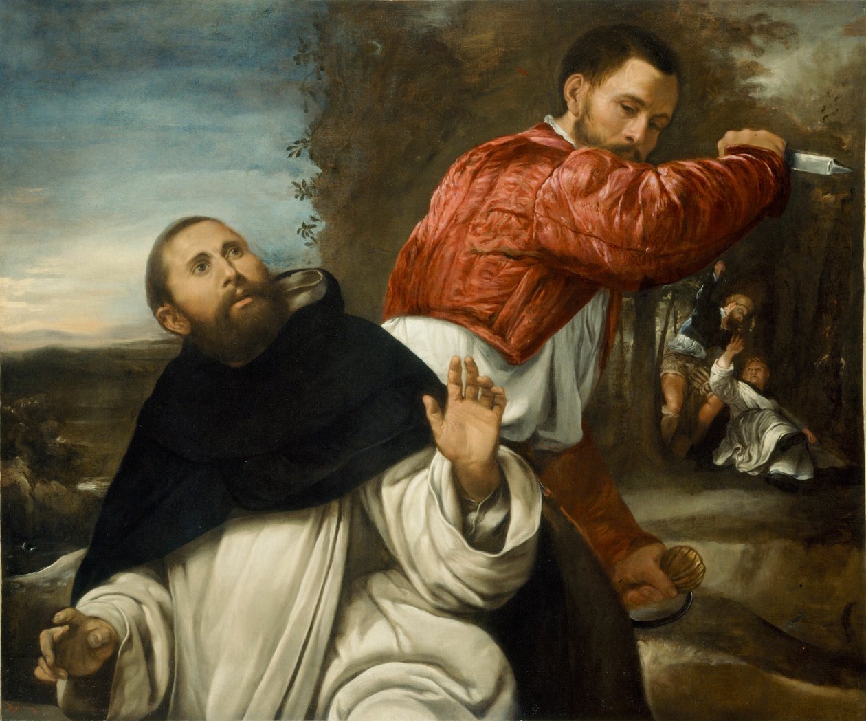 Szent Péter vértanú halála alkotó: Giovanni Girolamo Savoldo