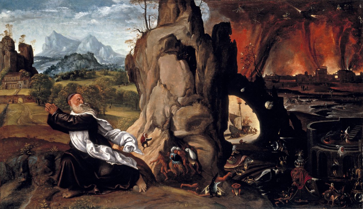 Szent Antal gyötrelme alkotó: Giovanni Girolamo Savoldo