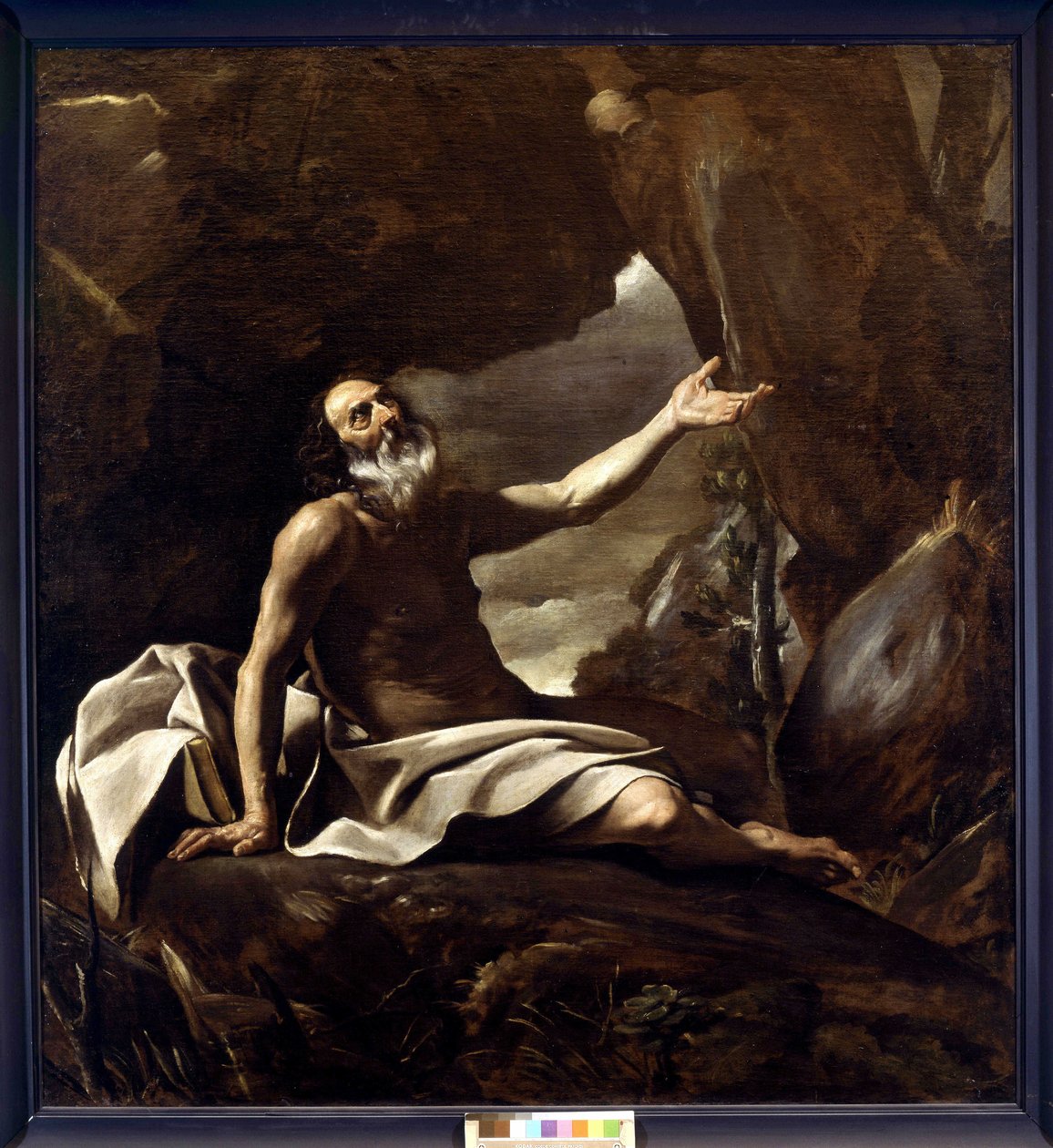 Illés, akit a holló táplál (olaj, vászon) alkotó: Giovanni Lanfranco