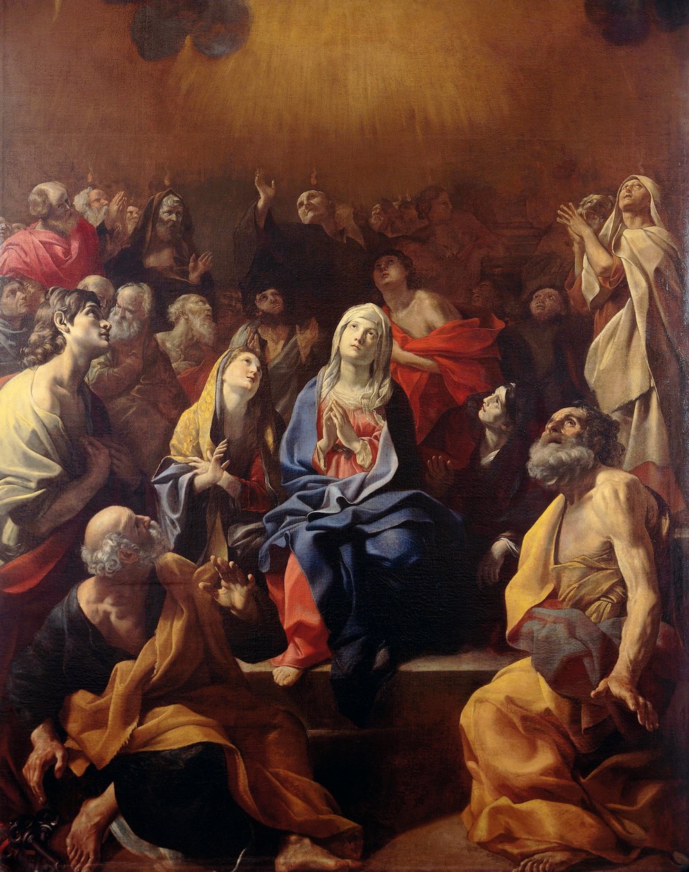 Pünkösd – Giovanni Lanfranco (1582-1647), olaj, vászon, 373x241 cm alkotó: Giovanni Lanfranco