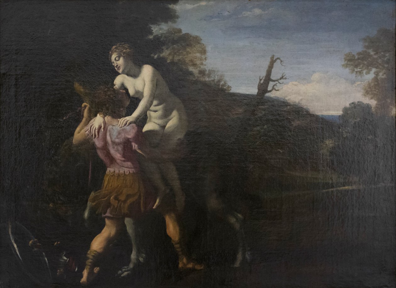 Roger kiszabadítja Angelikát, 1616 körül (olaj, vászon) alkotó: Giovanni Lanfranco