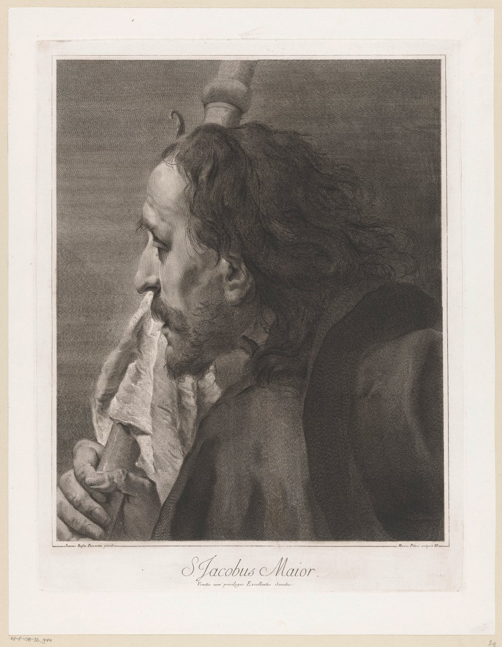 Nagy Jakab apostol S. James Major Apostolok alkotó: Giovanni Marco Pitteri