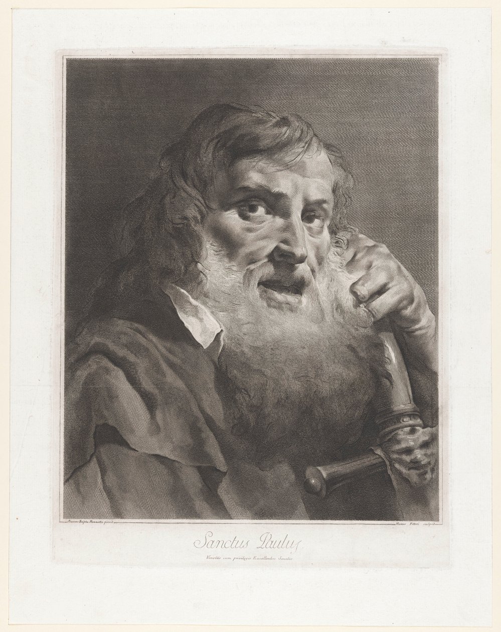 Szent Pálé Szent Pál (cím a tárgyon) alkotó: Giovanni Marco Pitteri