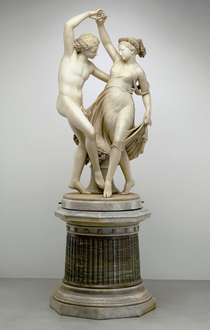 Zephyr Dancing with Flora, 1870 (márvány) alkotó: Giovanni Maria Benzoni