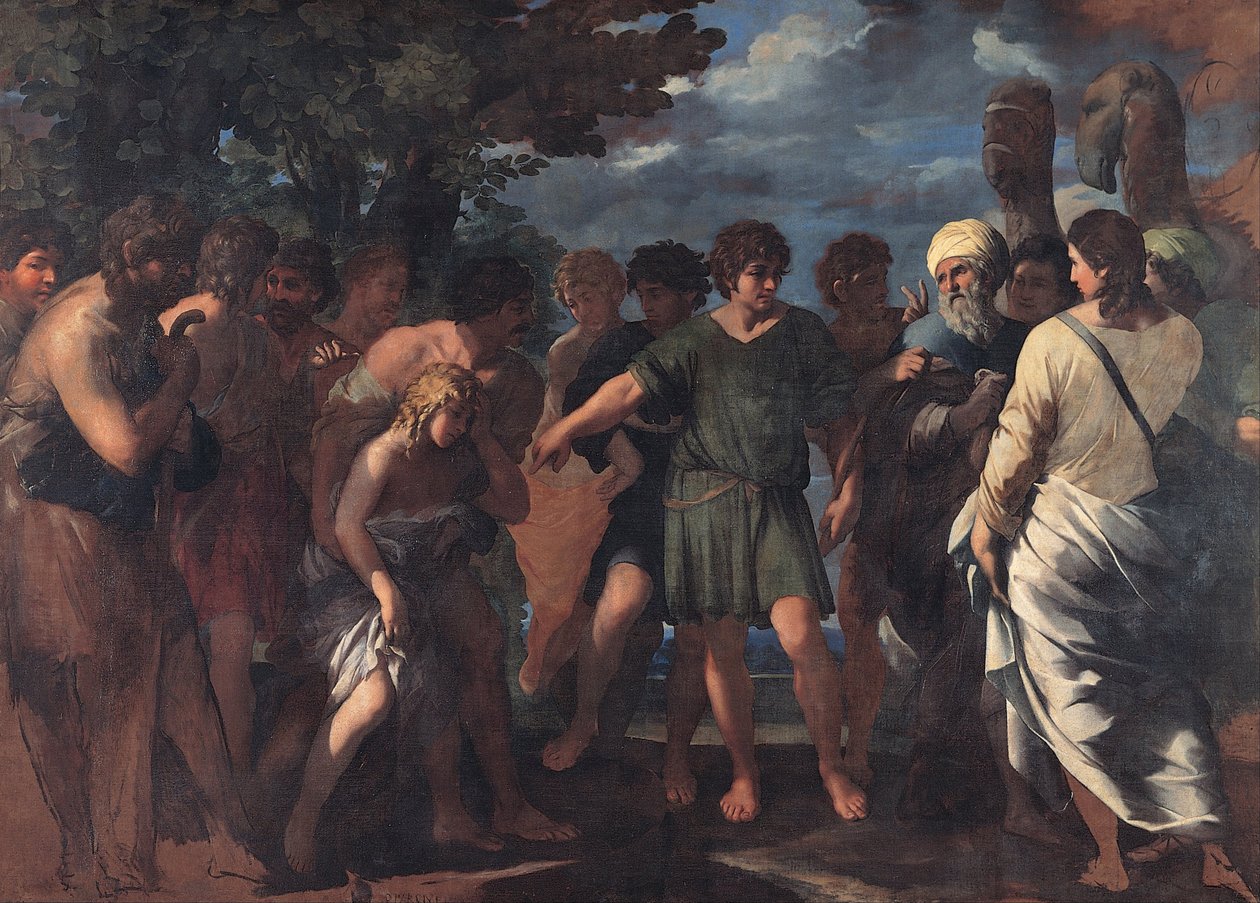 Józsefet testvérei eladták, 1636-1641 alkotó: Giovanni Maria Bottala