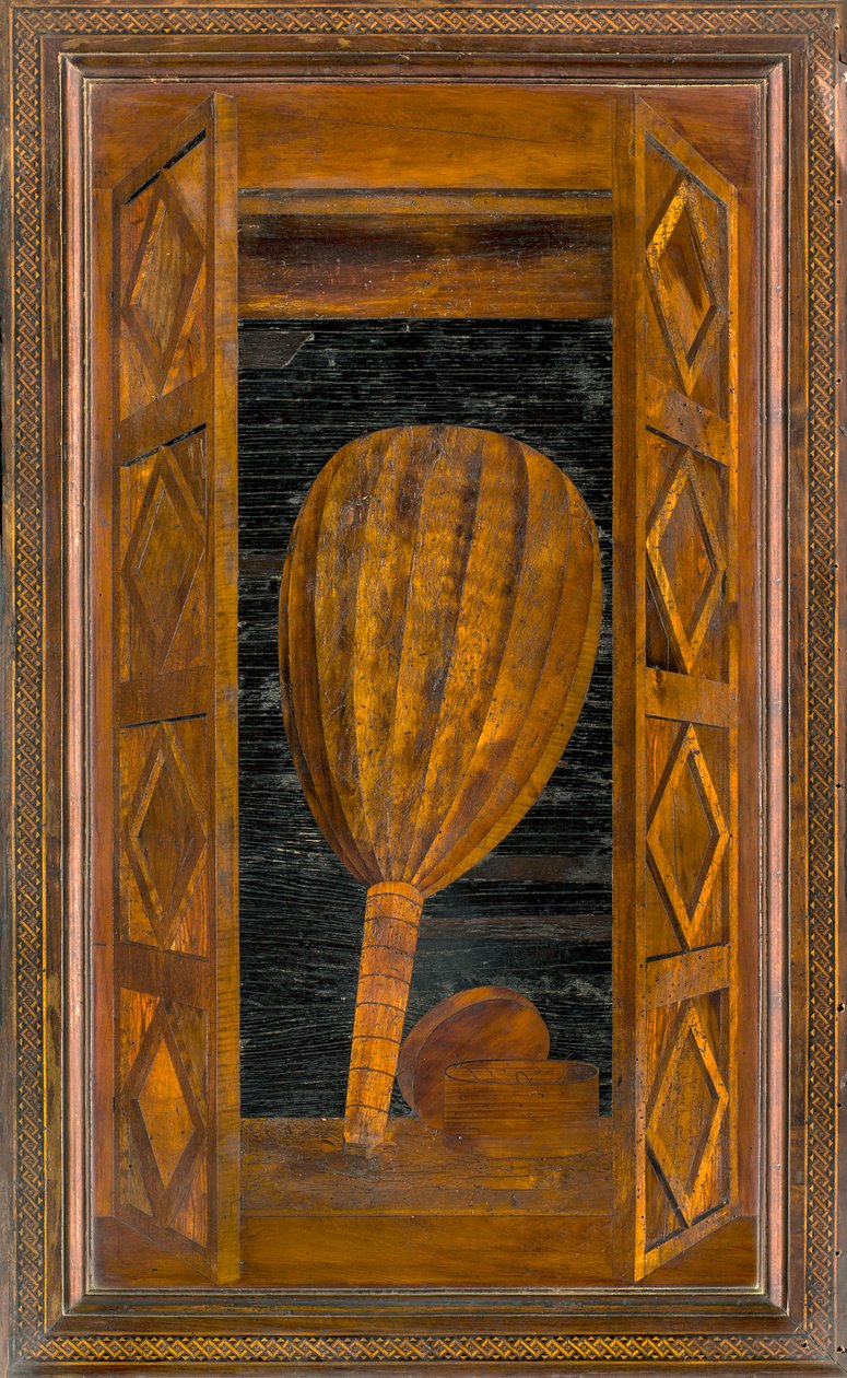 Lignaean Kanonikus Kórus, Giovanni Maria Platina intarzia 1484, Superior Stall alkotó: Giovanni Maria Platina