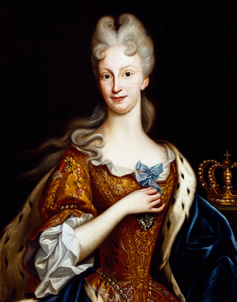Elisabeth Farnese portréja (Parma alkotó: Giovanni Maria delle called Mulinaretto Piane