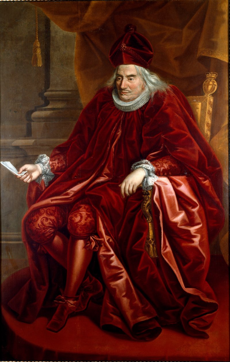 Oberto Della Torre (1617-1691) portréja, a gének dózse 1689 és 1691 között. Maria Delle Piane (1660-1745) festménye 1690-1691 Méret: 230x153 cm Magángyűjtemény egymásutánja Luigi Cattaneo Ricciaageni © Leemisa Ricciaage alkotó: Giovanni Maria delle called Mulinaretto Piane
