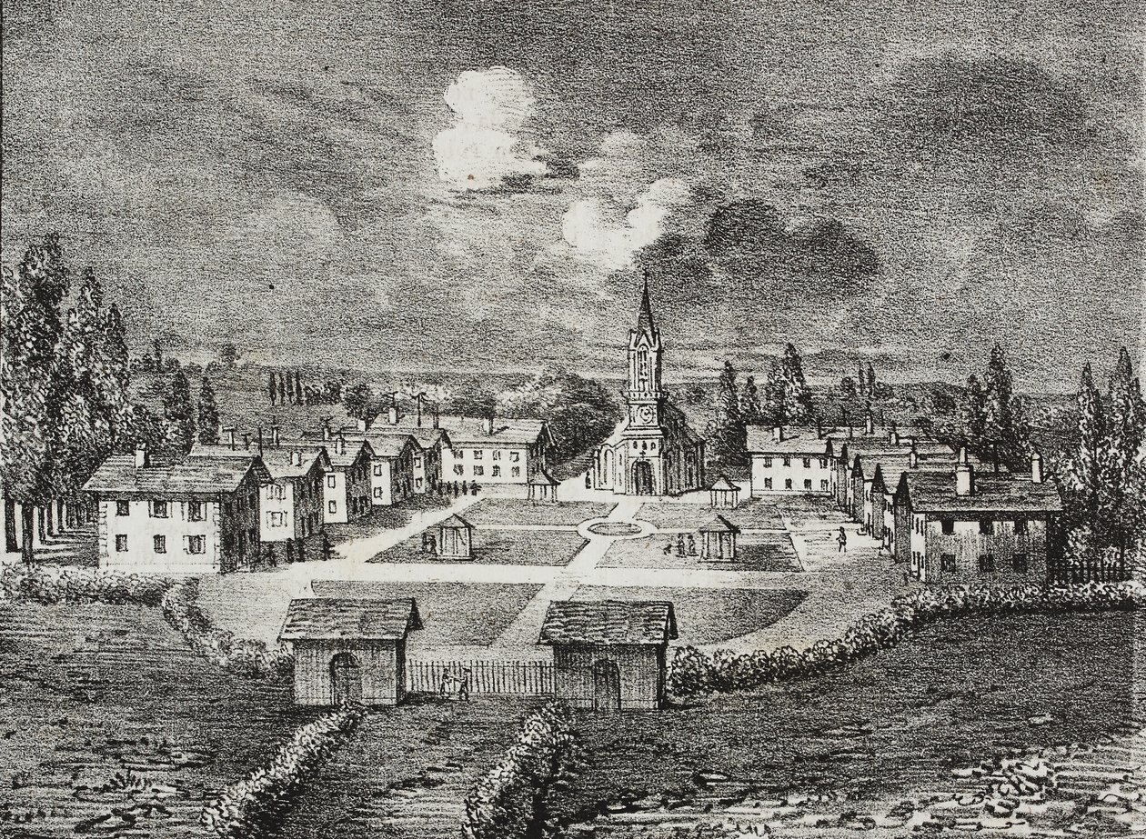 Mettray mezőgazdasági kolónia, Tours, Franciaország, a „Poliorama Pittoresco”, n. 44, június 10. alkotó: Giovanni Mariani