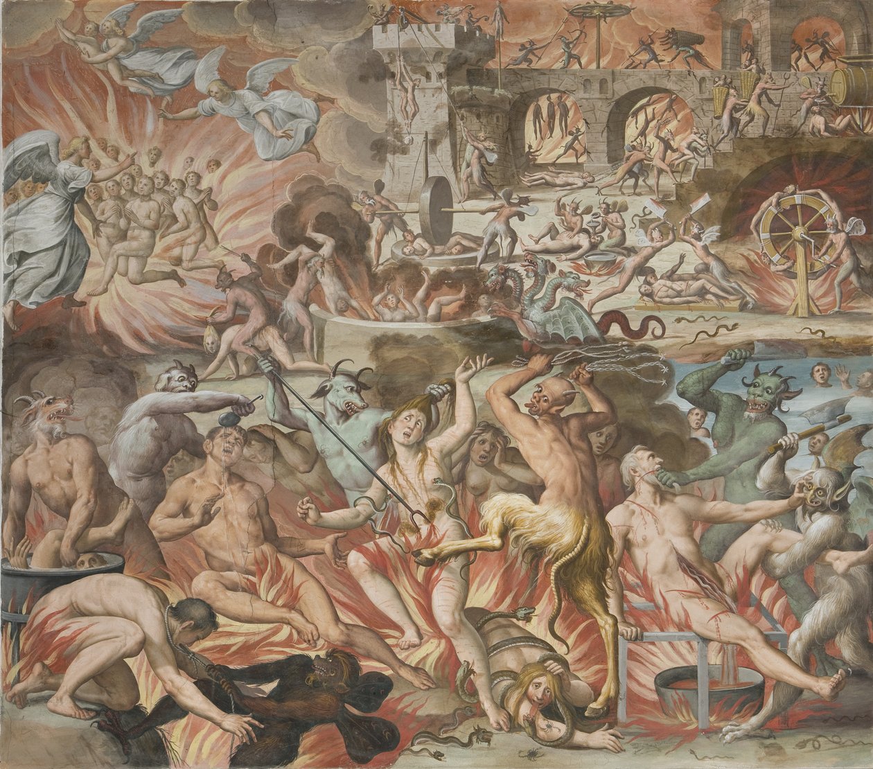 A pokol, 1614 alkotó: Giovanni Mauro della Rovere