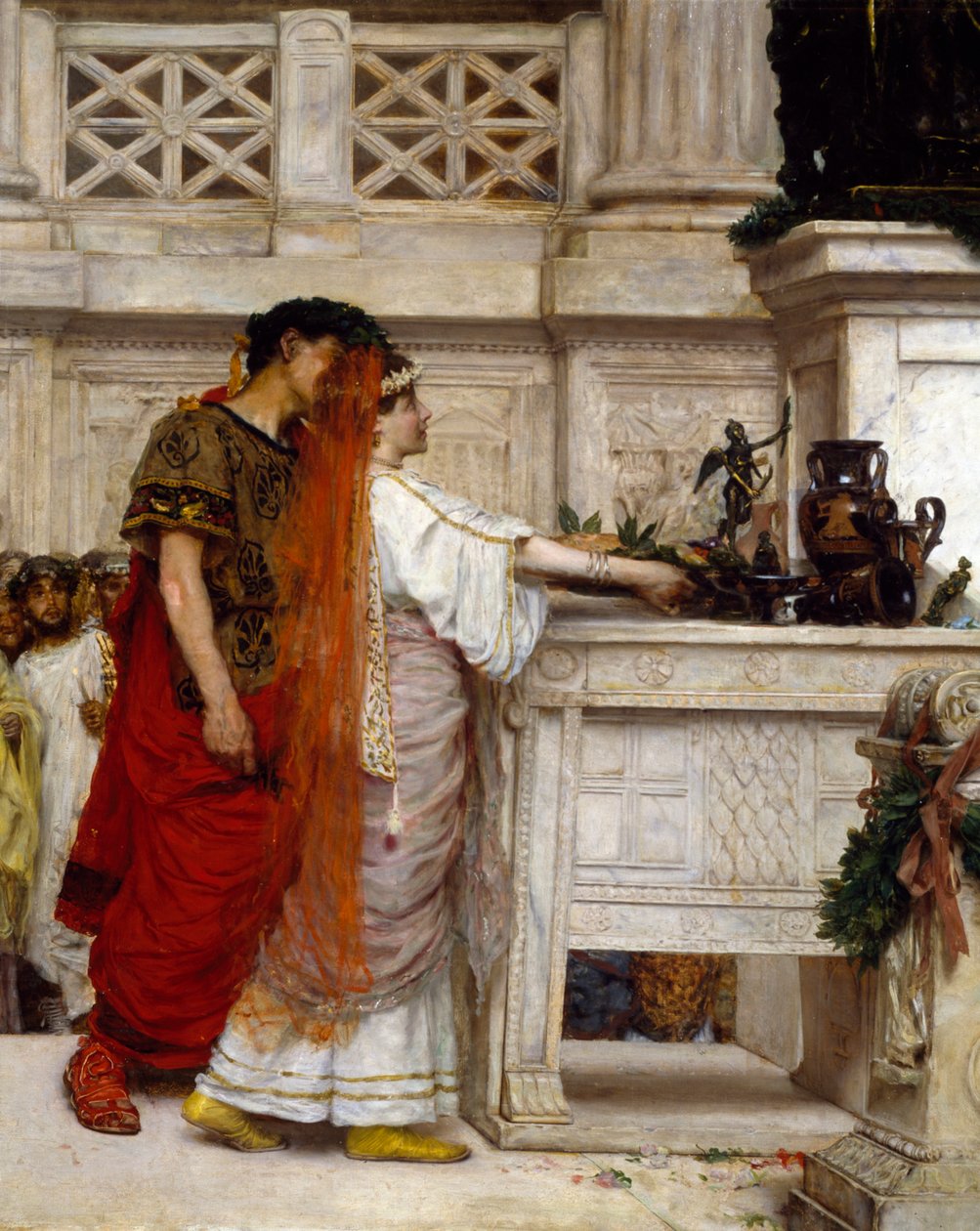 Házassági ajánlat, Giovanni Muzzioli (1854-1894), Részlet alkotó: Giovanni Muzzioli