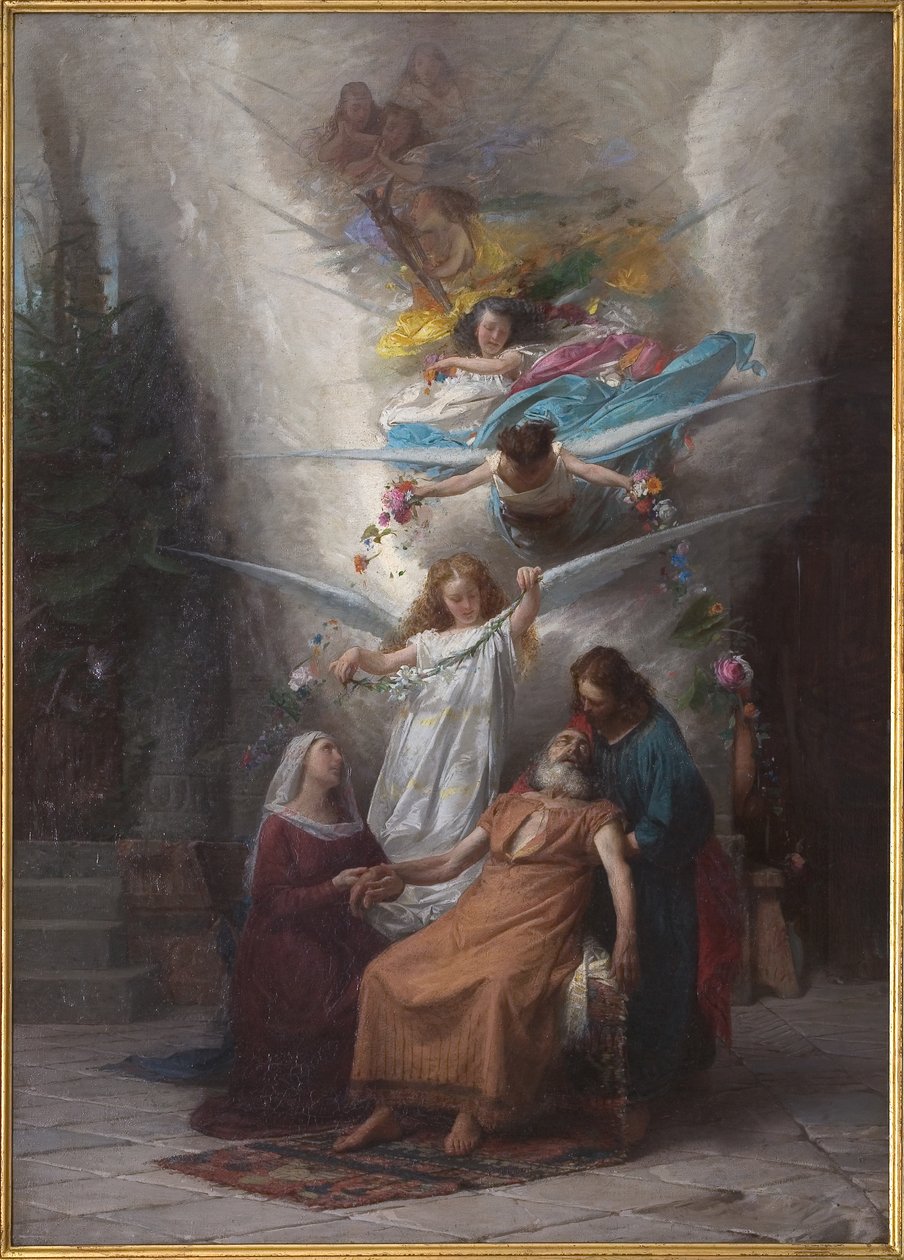 Szent József átjáró 1875 (olaj, vászon) alkotó: Giovanni Muzzioli