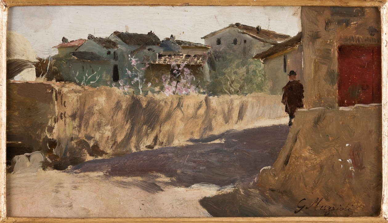 Toszkán táj alkotó: Giovanni Muzzioli