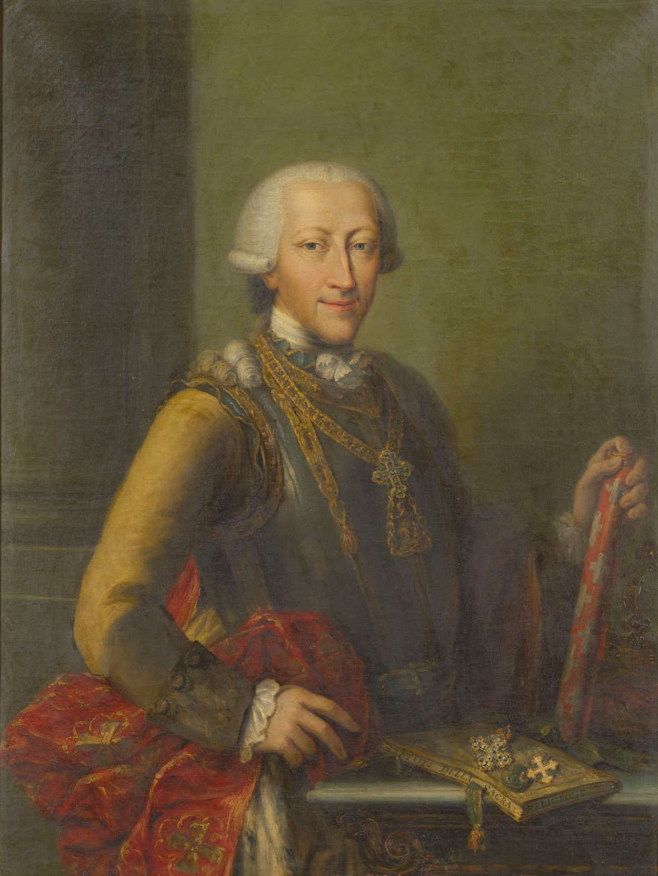 III. Viktor Amadeus szardíniai király portréja 1726-1796, 18. század. alkotó: Giovanni, Panealbo