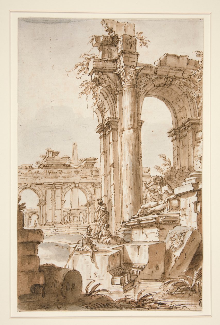 Roman Capricciohoz alkotó: Giovanni Paolo Panini