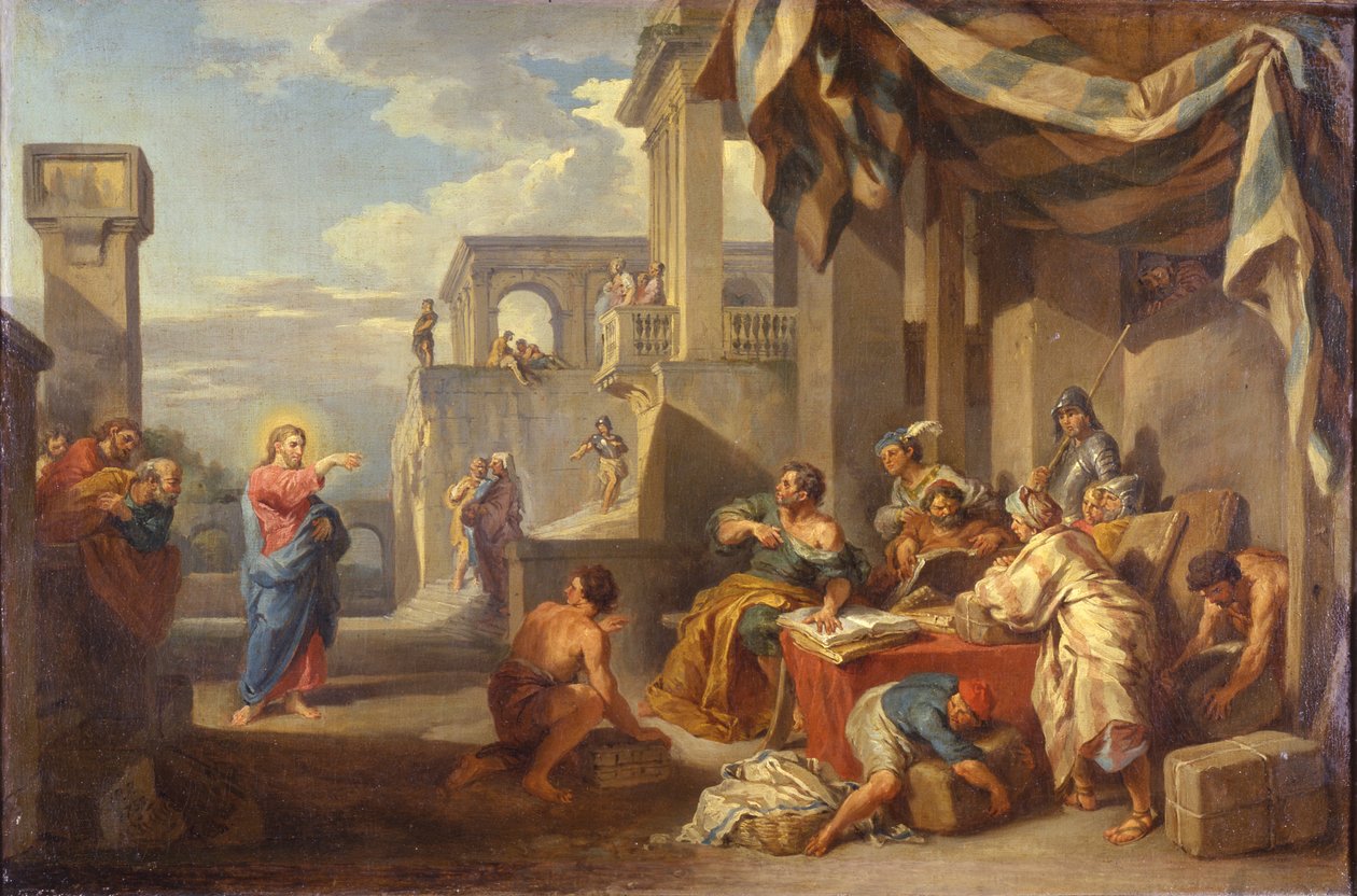 Szent Máté elhívása alkotó: Giovanni Paolo Panini