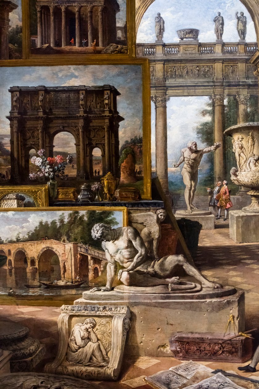 Az ókori Róma, 1754/57 körül (Olaj, vászon) alkotó: Giovanni Paolo Pannini or Panini