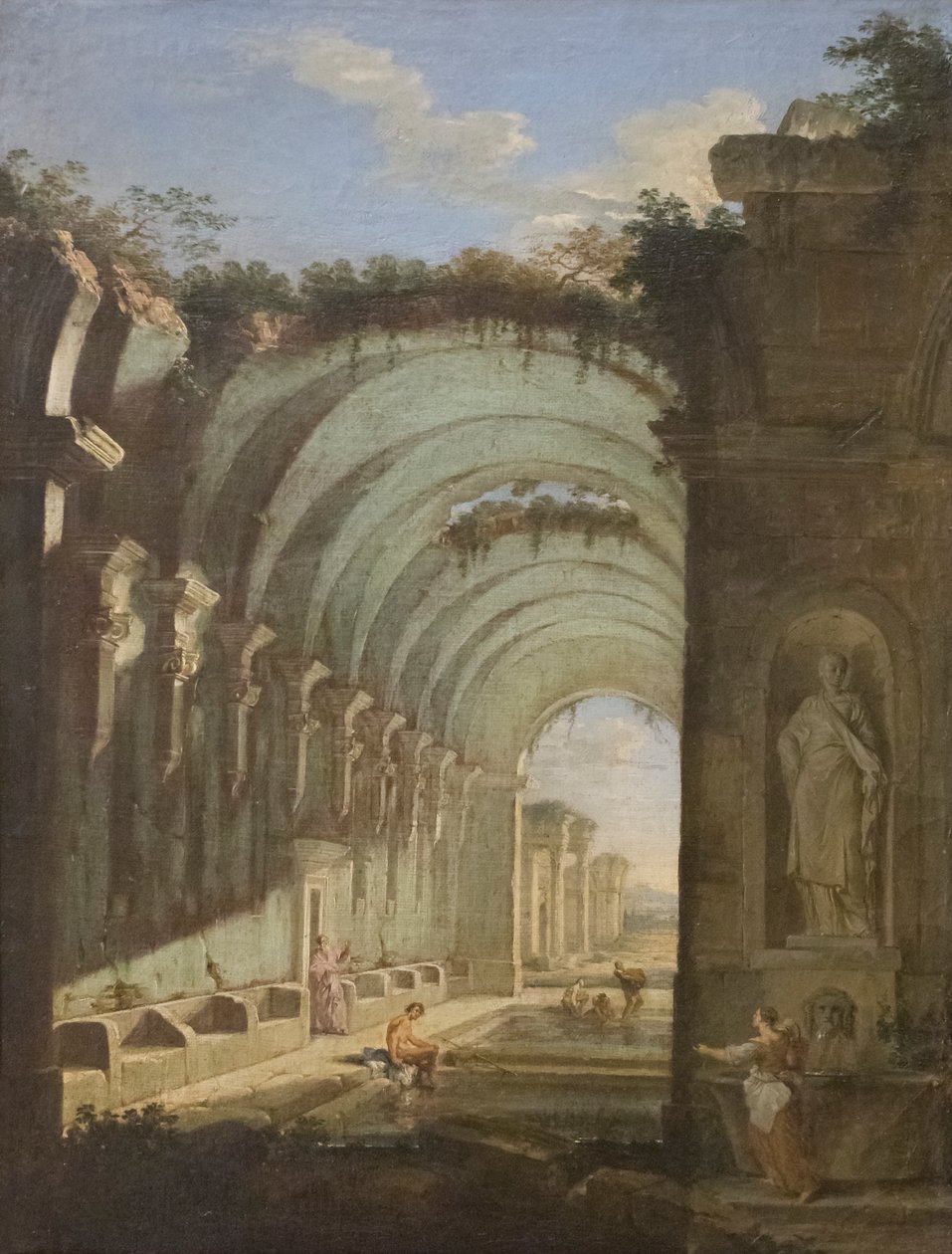 Romok termákkal alkotó: Giovanni Paolo Pannini