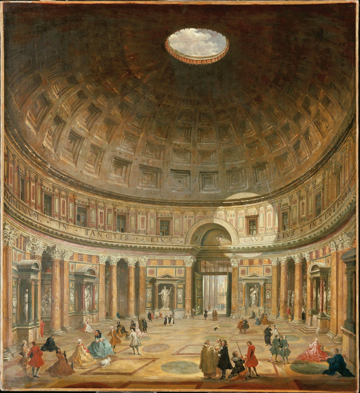 A Pantheon belseje, Róma alkotó: Giovanni Paolo Pannini