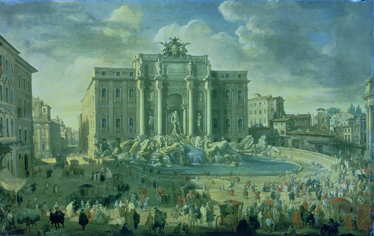 A Trevi-kút Rómában alkotó: Giovanni Paolo Pannini