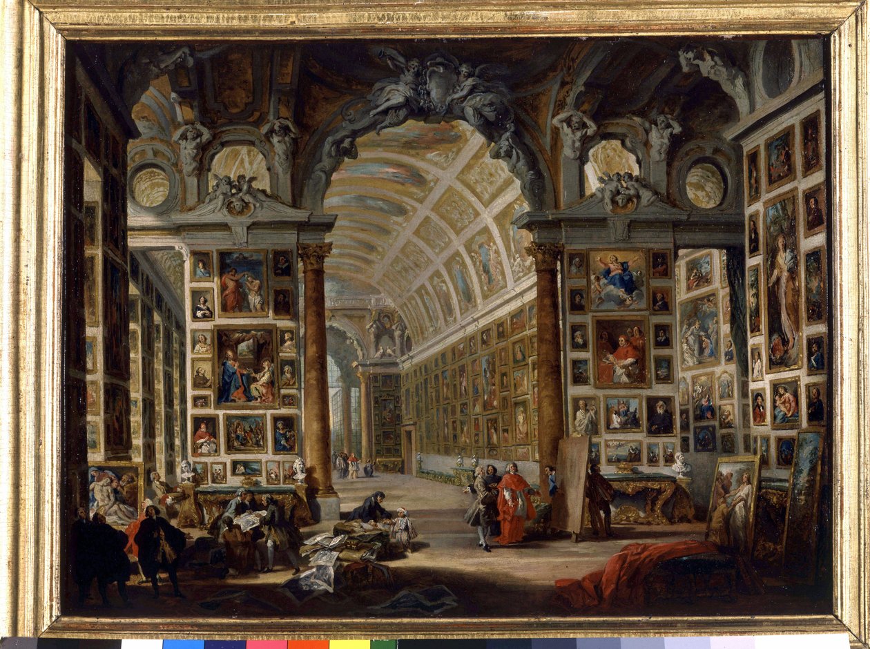 Silvio Valenti Gonzague bíboros galériája (olaszul Gonzaga alkotó: Giovanni Paolo Pannini