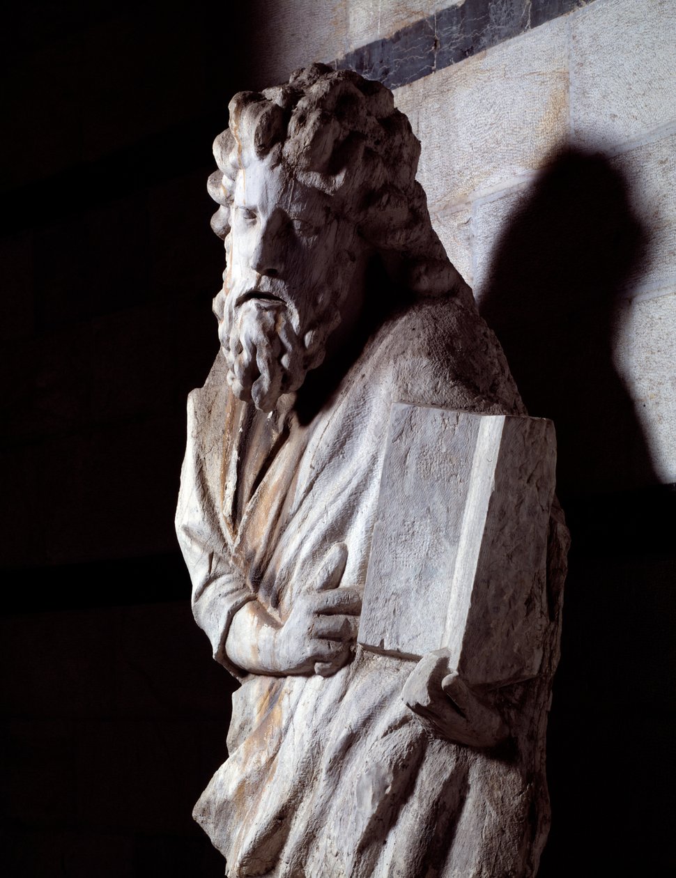 Próféta alakja (Márványszobor, 1306 körül) alkotó: Giovanni Pisano