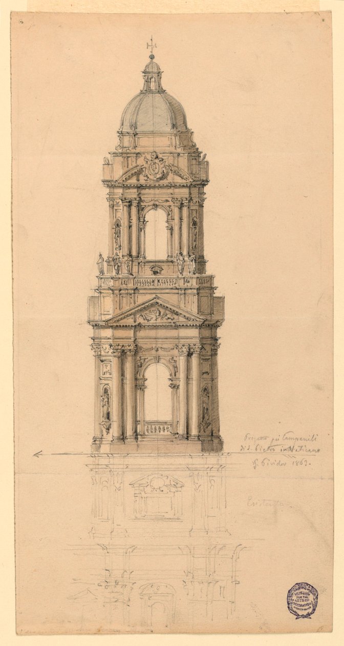 Harangtorony alkotó: Giovanni Pividor