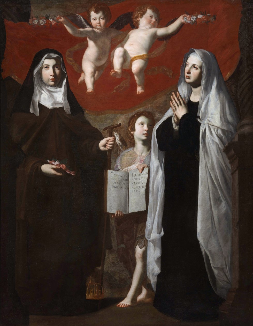 Magyar Szent Erzsébet és Római Szent Ferenc, 1634 alkotó: Giovanni Ricca