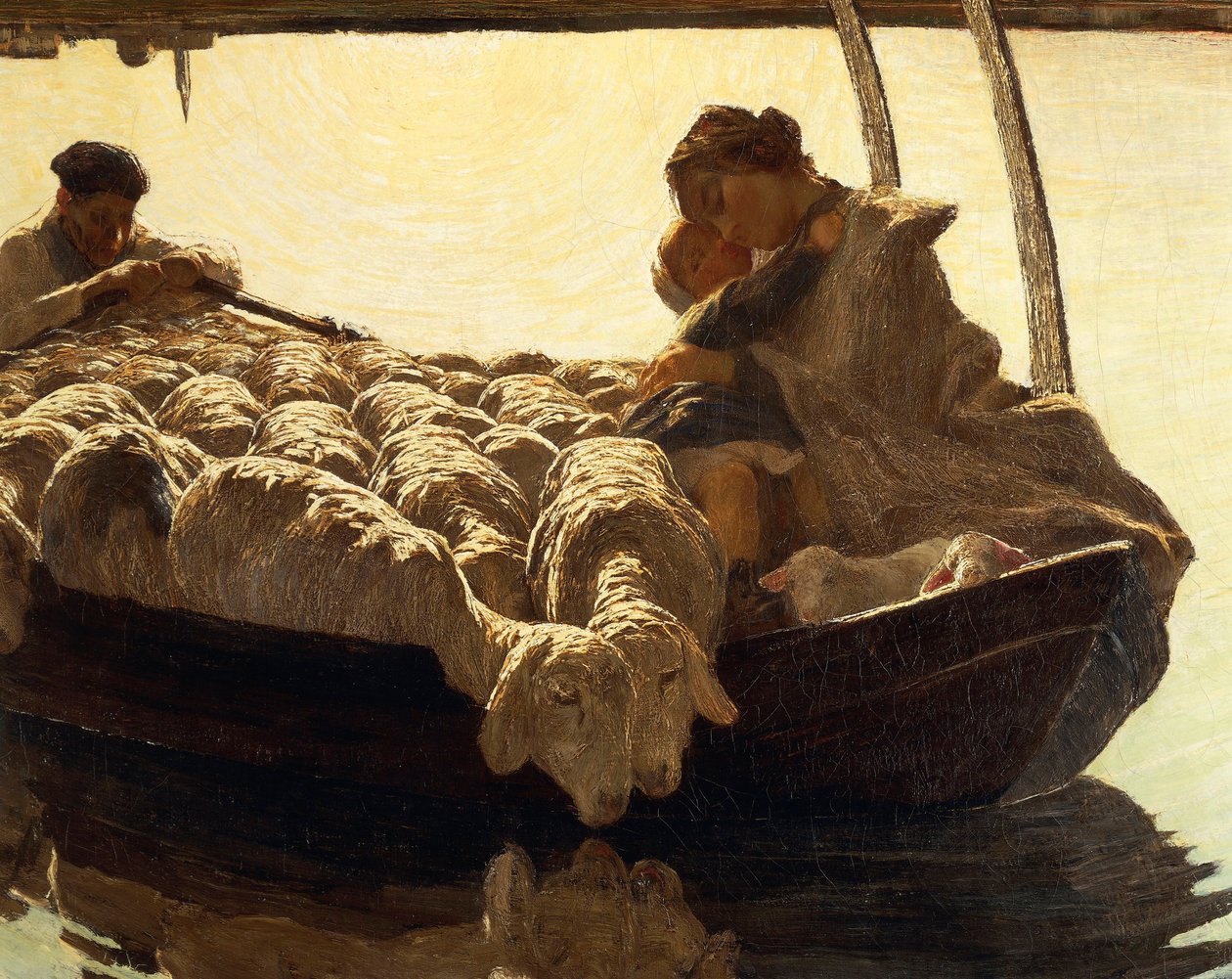 Mária üdvössége alkotó: Giovanni Segantini