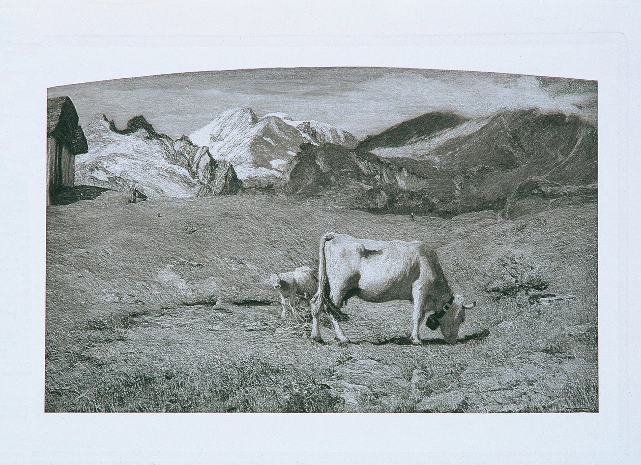 tavaszi legelő alkotó: Giovanni Segantini