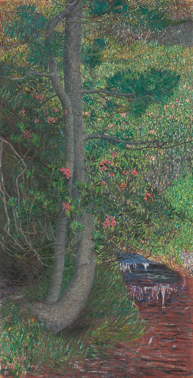 Fenyőfa, c. 1897. alkotó: Giovanni Segantini
