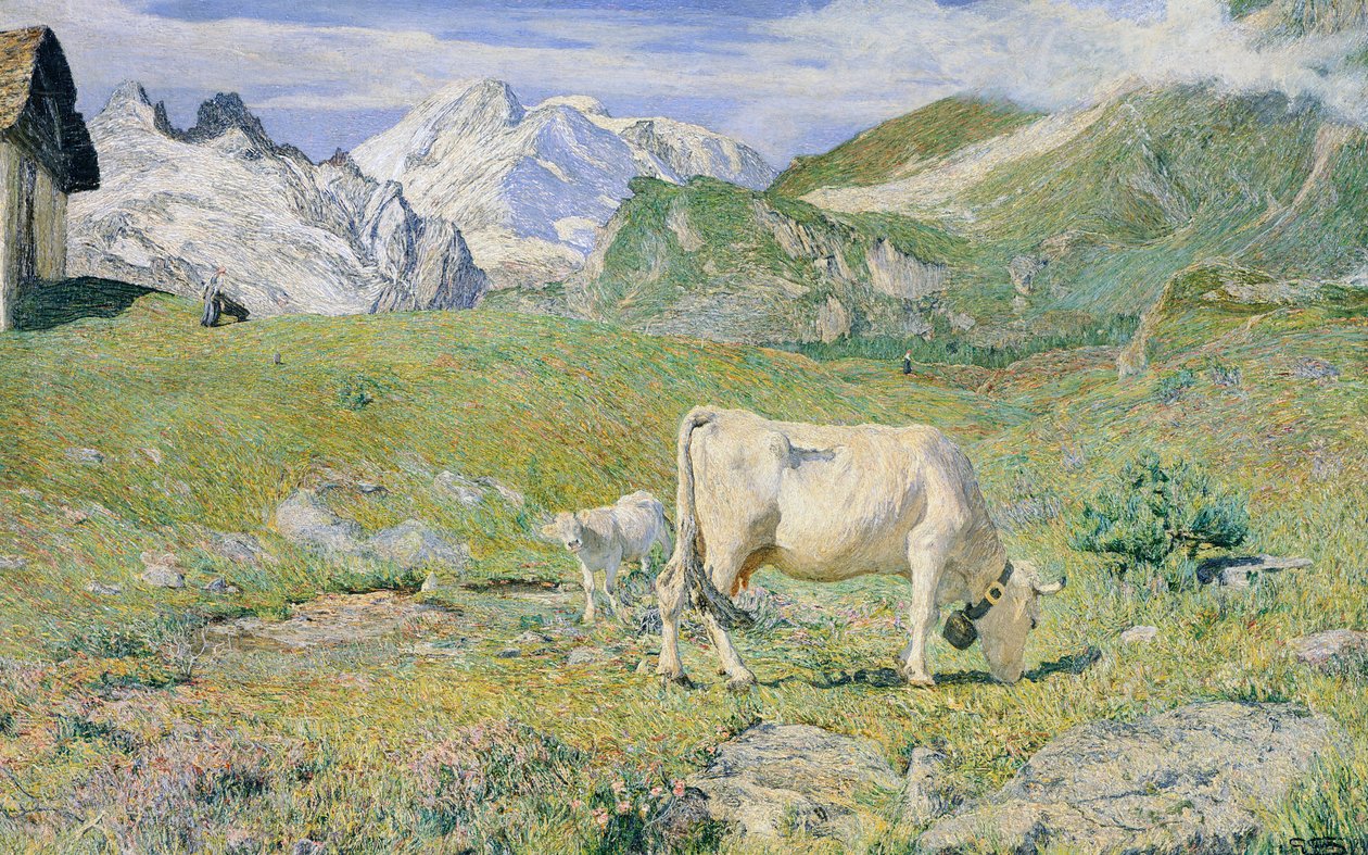 Giovanni Segantini (1858-1899) Tavaszi legelők alkotó: Giovanni Segantini