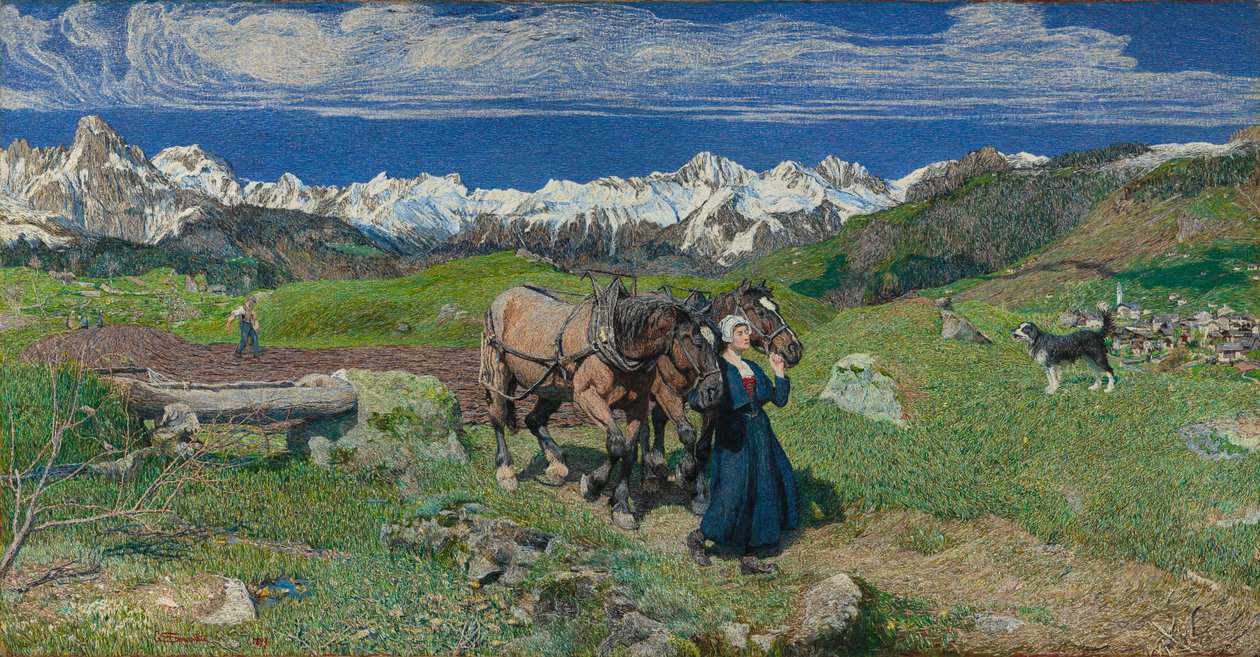 Tavasz az Alpokban alkotó: Giovanni Segantini