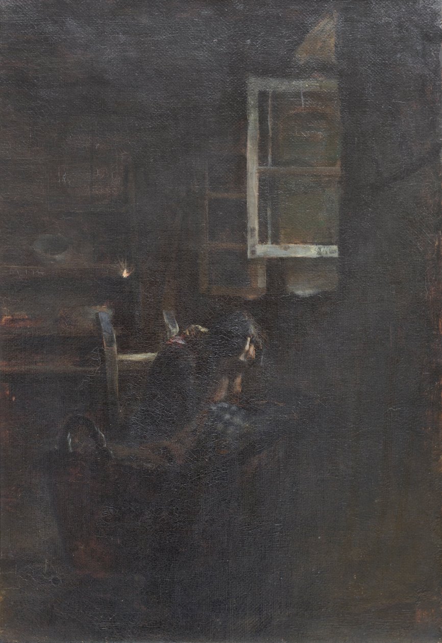 Az üres bölcső alkotó: Giovanni Segantini