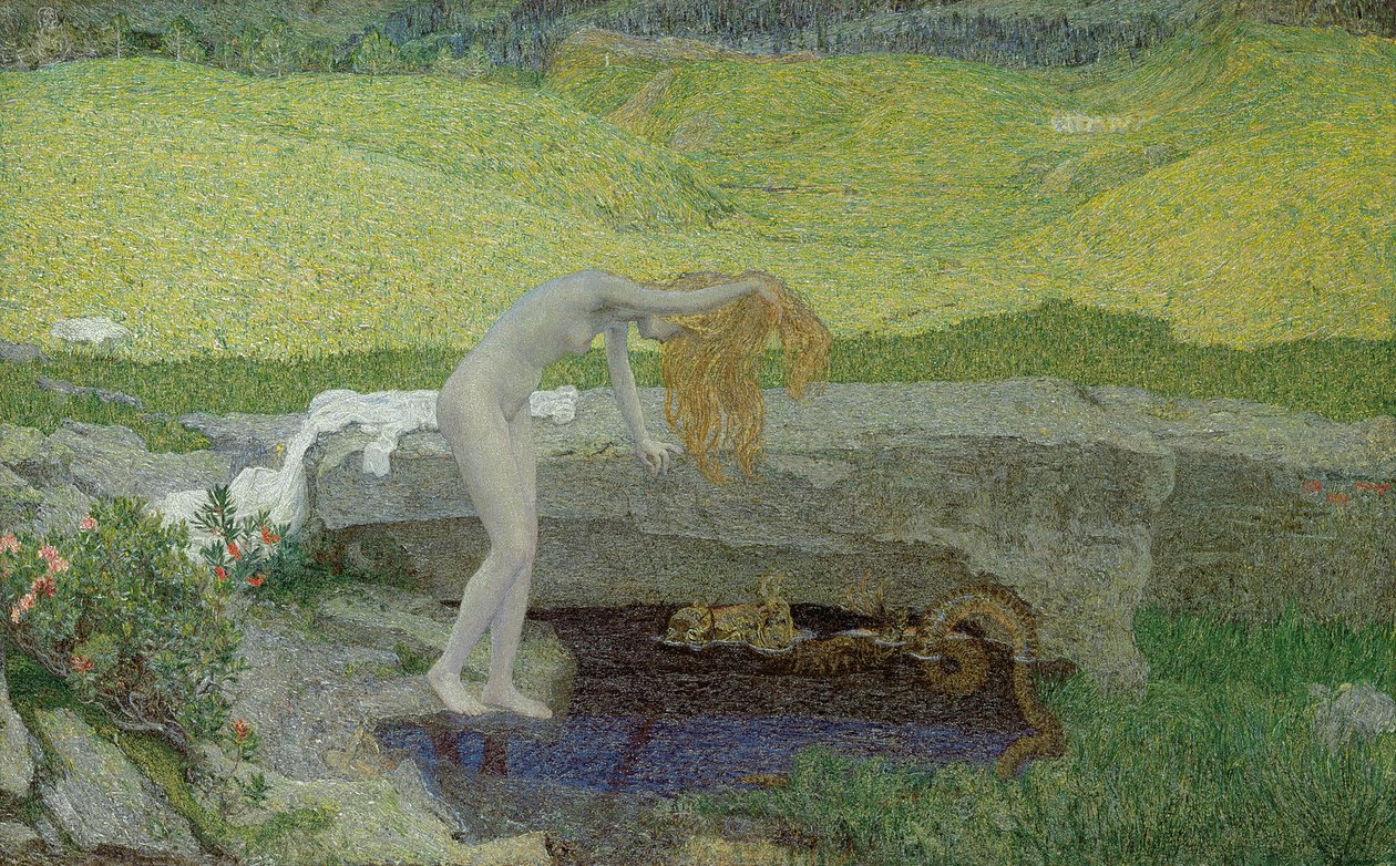Hiúság A gonosz forrása alkotó: Giovanni Segantini