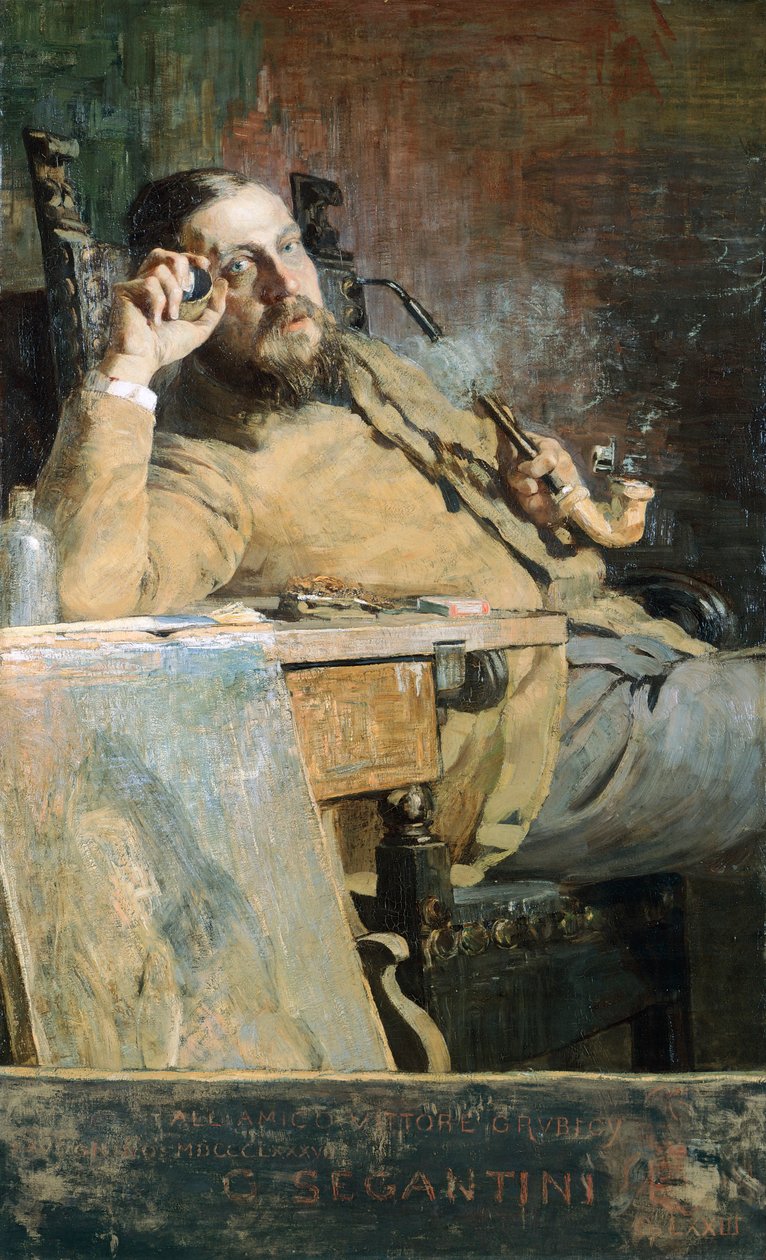 Vittorio Grubcy de Dragon, Giovanni Segantini alkotó: Giovanni Segantini