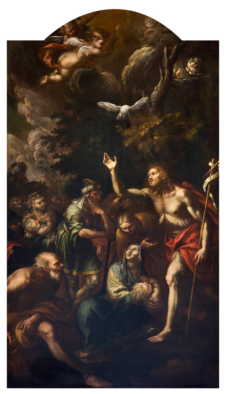 Keresztelő Szent János igehirdetése (Keresztelő Szent János igehirdetése) Giovanni Stefano Doneda dit Il Montalto (1611-1689) festménye 1666 Magántulajdonban 1666 alkotó: Giovanni Stefano (1608 89) Danedi